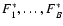 $F^*_{1},\dots,F^*_{B}$