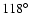 $118^{\circ }$