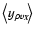 $\left<y_{\rho v_{\vec{X}\phantom{+}}}\!\!\!\right>$