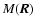 $M(\vec{R})$