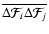 $\overline{\Delta\mathcal{F}_i\Delta\mathcal{F}_j}$