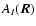 $A_{I}(\vec{R})$