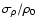 $\sigma_\rho/\rho_0$