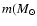$m(M_{\odot}$