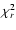 $\chi_r^2$