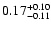 $\rm0.17_{-0.11}^{+0.10}$
