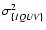 $\sigma^2_{\{IQUV\}}$
