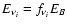 $E_{\nu_i}=f_{\nu_i} E_B$