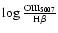 $\log {\rm\frac{OIII_{5007}}{H\beta }}$