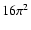 $16\pi^2$