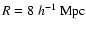 $R=8~h^{-1}~{\rm Mpc}$