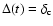 $\Delta (t)=\delta _{\rm c}$