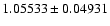 $1.05533 \pm 0.04931$