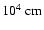 $10^4~{\rm cm}$