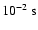 $10^{-2}~{\rm s}$