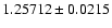 $1.25712 \pm 0.0215$
