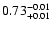 $\rm0.73^{-0.01}_{+0.01}$