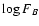 $\log F_{B}$