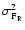 $\sigma^2_{{\rm F}_{\rm R}}$