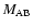 $M_{\rm AB}$