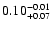 $\rm0.10^{-0.01}_{+0.07}$