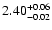 $\rm 2.40^{+0.06}_{-0.02}$