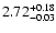 $\rm 2.72^{+0.18}_{-0.03}$