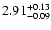 $\rm 2.91^{+0.13}_{-0.09}$