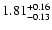 $\rm 1.81^{+0.16}_{-0.13}$