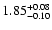 $\rm 1.85^{+0.08}_{-0.10}$