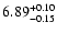 $\rm 6.89^{+0.10}_{-0.15}$