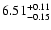 $\rm 6.51^{+0.11}_{-0.15}$