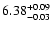 $\rm 6.38^{+0.09}_{-0.03}$