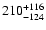 $\rm 210^{+116}_{-124}$