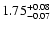 $\rm 1.75^{+0.08}_{-0.07}$