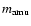 $m_{\rm
amu}$