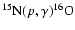 $^{15}{\rm N}(p,\gamma)^{16}{\rm O}$