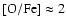 ${\rm [O/Fe]} \approx 2$