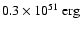 $0.3\times
10^{51}~{\rm erg}$