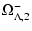 $\displaystyle \Omega_{\Lambda,2}^-$