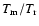 $T_{\rm m}/T_{\rm r}$