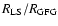 $R_{\rm LS}/R_{\rm GFG}$