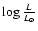 $\log \frac{L}{L_{\odot}}$