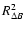 $R^2_{\Delta B}$