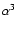 $\alpha^3$
