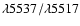 $\lambda5537/
\lambda5517$