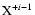 ${\rm X}^{+i-1}$