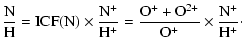 $\displaystyle \frac{{\rm N}}{{\rm H}}={{\rm ICF}({\rm N})}\times{\frac{{\rm N}^...
...c{{\rm O}^++{\rm O}^{2+}}{{\rm O}^{+}}}\times{\frac{{\rm N}^+}{{\rm H}^+}}\cdot$