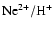 ${\rm
Ne}^{2+}/{\rm H}^{+}$