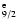 $_{9/2}^{\rm e}$